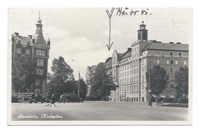 117   Stockholm. Karlaplan.