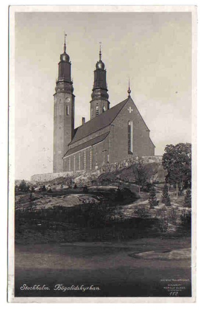 111   Stockholm. Högalidskyrkan.