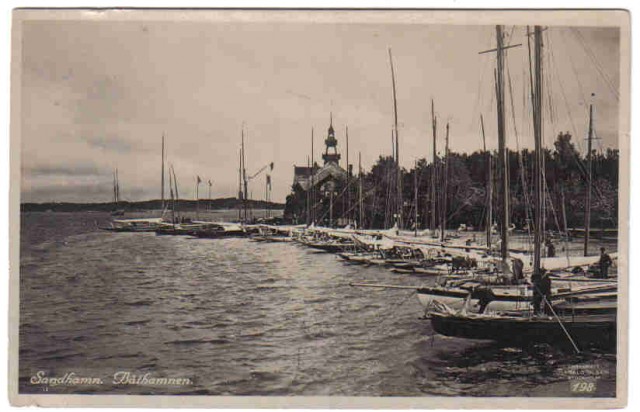 198   Sandhamn. Båthamnen.