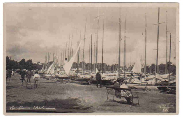 199   Sandhamn. Båthamnen.