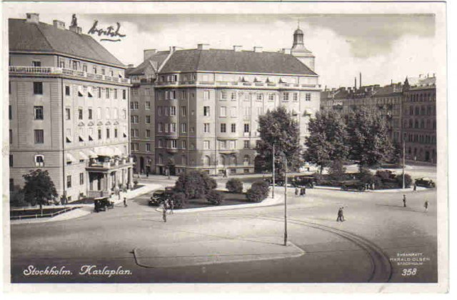 358   Stockholm. Karlaplan.