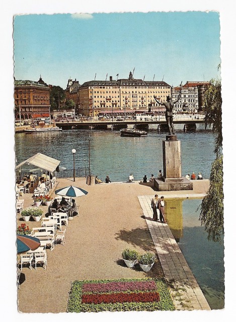 962-2 STOCKHOLM - Strömparterren med Solsångaren